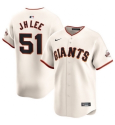 San Francisco Giants Jung Hoo Lee #51 Nike Cream Official MLB Stitched Jersey