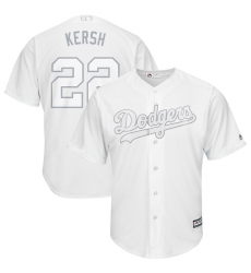Dodgers 22 Clayton Kershaw Kersh White 2019 Players Weekend Player Jersey Dodgers 22 Clayton Kershaw Kersh White 2019 Players Weekend Player Jersey