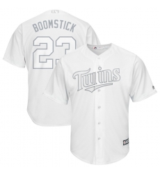 Twins 23 Nelson Cruz Boomstick White 2019 Players Weekend Player Jersey Twins 23 Nelson Cruz Boomstick White 2019 Players Weekend Player Jersey