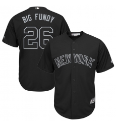 Yankees 26 DJ LeMahieu Big Fundy Black 2019 Players Weekend Player Jersey Yankees 26 DJ LeMahieu Big Fundy Black 2019 Players Weekend Player Jersey