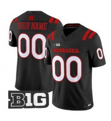 Men Nebraska Cornhuskers ACTIVE PLAYER Custom Black 2026 F U S E  Vapor Limited Stitched Football Jersey