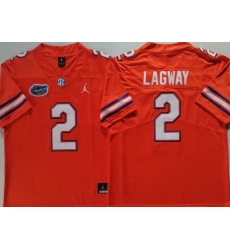 Men Florida Gators White #2 DJ LAGWAY Orange Stitched NCAA Jersey Men Florida Gators White #2 DJ LAGWAY Orange Stitched NCAA Jersey