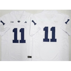 Men Penn State Nittany Lions  11 Abdul Carter White 2026 F U S E  Stitched Jersey