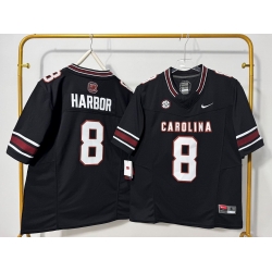 Men South Carolina Gamecocks 8 Nyck Harbor Black F U S E Stitched Jersey