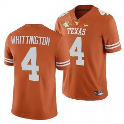 Texas Longhorns Jordan Whittington Orange 2021 Red River Showdown Men Jersey