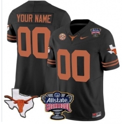 Texas Longhorns NCAA Long Custom Stitched Jersey