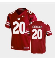 Men Wisconsin Badgers Isaac Guerendo Replica Red Football Jersey Men Wisconsin Badgers Isaac Guerendo Replica Red Football Jersey