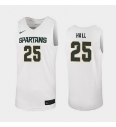 Michigan State Spartans Malik Hall White Replica Men'S Jersey Michigan State Spartans Malik Hall White Replica Men'S Jersey