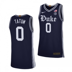 Duke Blue Devils Jayson Tatum Navy Alternate Men'S Jersey