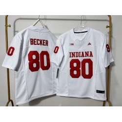 Men West Virginia Mountaineers 15 Fernando Mendoza White F U S E Stitched Jersey