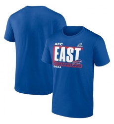 Men Fanatics Royal Buffalo Bills 2024 Afc East Division Champions Conquer T Shirt Men Fanatics Royal Buffalo Bills 2024 Afc East Division Champions Conquer T Shirt
