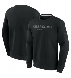 Men Fanatics Black Los Angeles Chargers Elements Unlimited Fleece Pullover Sweatshirt Men Fanatics Black Los Angeles Chargers Elements Unlimited Fleece Pullover Sweatshirt