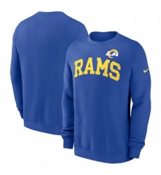 Men Nike Royal Los Angeles Rams Club Pullover Sweatshirt Men Nike Royal Los Angeles Rams Club Pullover Sweatshirt