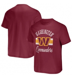 Men Washington Commanders Burgundy X Darius Rucker Collection Stripe T Shirt Men Washington Commanders Burgundy X Darius Rucker Collection Stripe T Shirt
