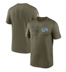 Men Detroit Lions Olive 2022 Salute To Service Legend Team T Shirt Men Detroit Lions Olive 2022 Salute To Service Legend Team T Shirt