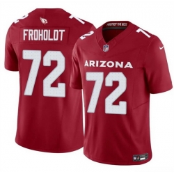 Men Arizona Cardinals 72 Hjalte Froholdt Red 2025 F U S E  Vapor Untouchable Limited Stitched Jersey