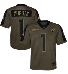 Youth Arizona Cardinals Kyler Murray Nike Olive 2021 Salute To Service Game Jersey Youth Arizona Cardinals Kyler Murray Nike Olive 2021 Salute To Service Game Jersey