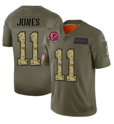 Falcons 11 Julio Jones Olive Camo Men Stitched Football Limited 2019 Salute To Service Jersey Falcons 11 Julio Jones Olive Camo Men Stitched Football Limited 2019 Salute To Service Jersey