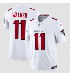 Men Atlanta Falcons  11 Jalon Walker White 2026 New F U S E  Vapor Untouchable Limited Stitched Football Jersey