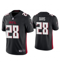Men Atlanta Falcons 28 Mike Davis Black Vapor Untouchable Limited Stitched Jersey Men Atlanta Falcons 28 Mike Davis Black Vapor Untouchable Limited Stitched Jersey