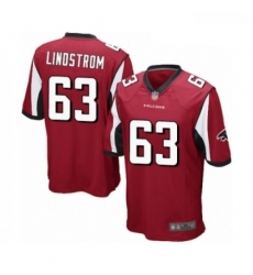 Men Atlanta Falcons 63 Chris Lindstrom Game Red Team Color Football Jersey Men Atlanta Falcons 63 Chris Lindstrom Game Red Team Color Football Jersey