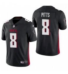 Men Atlanta Falcons #8 Kyle Pitts Black 2021 Draft Jersey Men Atlanta Falcons #8 Kyle Pitts Black 2021 Draft Jersey