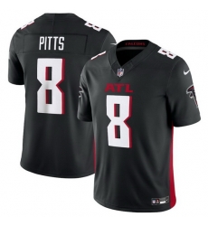 Men Atlanta Falcons 8 Kyle Pitts Black 2023 F.U.S.E. Vapor Untouchable Limited Stitched Football Jersey Men Atlanta Falcons 8 Kyle Pitts Black 2023 F.U.S.E. Vapor Untouchable Limited Stitched Football Jersey