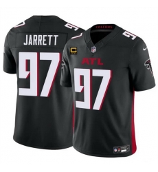 Men Atlanta Falcons 97 Grady Jarrett Black 2024 F U S E With 4 Star C Patch Vapor Untouchable Limited Stitched Football Jersey Men Atlanta Falcons 97 Grady Jarrett Black 2024 F U S E With 4 Star C Patch Vapor Untouchable Limited Stitched Football Jersey