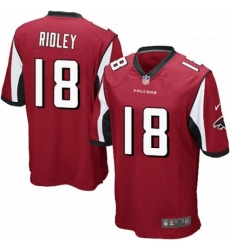 Men Nike Atlanta Falcons 18 Calvin Ridley Game Red Team Color NFL Jersey Men Nike Atlanta Falcons 18 Calvin Ridley Game Red Team Color NFL Jersey