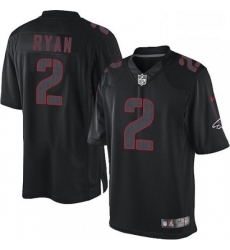 Men Nike Atlanta Falcons 2 Matt Ryan Limited Black Impact NFL Jersey Men Nike Atlanta Falcons 2 Matt Ryan Limited Black Impact NFL Jersey
