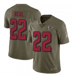Men Nike Atlanta Falcons 22 Keanu Neal Limited Olive 2017 Salute to Service NFL Jersey Men Nike Atlanta Falcons 22 Keanu Neal Limited Olive 2017 Salute to Service NFL Jersey