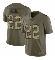 Men Nike Atlanta Falcons 22 Keanu Neal Limited OliveCamo 2017 Salute to Service NFL Jersey Men Nike Atlanta Falcons 22 Keanu Neal Limited OliveCamo 2017 Salute to Service NFL Jersey