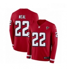 Men Nike Atlanta Falcons 22 Keanu Neal Limited Red Therma Long Sleeve NFL Jersey Men Nike Atlanta Falcons 22 Keanu Neal Limited Red Therma Long Sleeve NFL Jersey