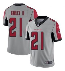 Nike Atlanta Falcons 21 Todd Gurley II Silver Men Stitched NFL Limited Inverted Legend Jersey Nike Atlanta Falcons 21 Todd Gurley II Silver Men Stitched NFL Limited Inverted Legend Jersey