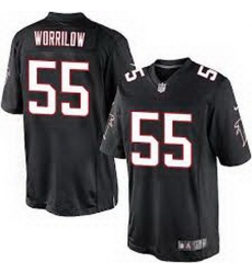 Nike Atlanta Falcons #55 Paul Worrilow Black Alternate Mens Stitched NFL Elite Jersey Nike Atlanta Falcons #55 Paul Worrilow Black Alternate Mens Stitched NFL Elite Jersey