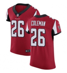 Nike Falcons #26 Tevin Coleman Red Team Color Mens Stitched NFL Vapor Untouchable Elite Jersey Nike Falcons #26 Tevin Coleman Red Team Color Mens Stitched NFL Vapor Untouchable Elite Jersey