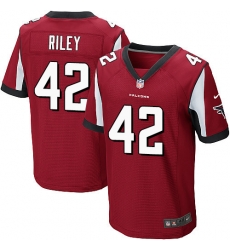 Nike Falcons #42 Duke Riley Red Team Color Mens Stitched NFL Elite Jersey Nike Falcons #42 Duke Riley Red Team Color Mens Stitched NFL Elite Jersey