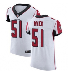 Nike Falcons #51 Alex Mack White Mens Stitched NFL Vapor Untouchable Elite Jersey Nike Falcons #51 Alex Mack White Mens Stitched NFL Vapor Untouchable Elite Jersey