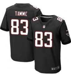 Nike Falcons #83 Jacob Tamme Black Alternate Mens Stitched NFL Elite Jersey Nike Falcons #83 Jacob Tamme Black Alternate Mens Stitched NFL Elite Jersey