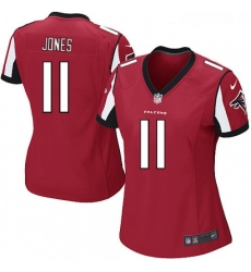 Womens Nike Atlanta Falcons 11 Julio Jones Game Red Team Color NFL Jersey Womens Nike Atlanta Falcons 11 Julio Jones Game Red Team Color NFL Jersey