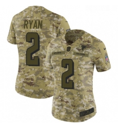 Womens Nike Atlanta Falcons 2 Matt Ryan Limited Camo 2018 Salute to Service NFL Jersey Womens Nike Atlanta Falcons 2 Matt Ryan Limited Camo 2018 Salute to Service NFL Jersey