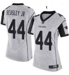 Womens Nike Atlanta Falcons 44 Vic Beasley Limited Gray Gridiron II NFL Jersey Womens Nike Atlanta Falcons 44 Vic Beasley Limited Gray Gridiron II NFL Jersey