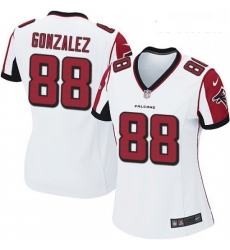 Womens Nike Atlanta Falcons 88 Tony Gonzalez Game White NFL Jersey Womens Nike Atlanta Falcons 88 Tony Gonzalez Game White NFL Jersey