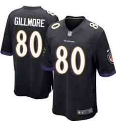 Nike Baltimore Ravens #80 Crockett Gillmore Black Team Color Mens Stitched NFL New Elite Jersey Nike Baltimore Ravens #80 Crockett Gillmore Black Team Color Mens Stitched NFL New Elite Jersey