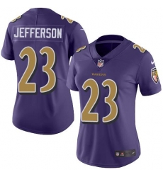 Nike Ravens #23 Tony Jefferson Purple Womens Stitched NFL Limited Rush Jersey Nike Ravens #23 Tony Jefferson Purple Womens Stitched NFL Limited Rush Jersey