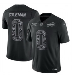 Men Buffalo Bills  0 Keon Coleman Black F U S E  2026 Salute to Service Limited Stitched Football Jersey
