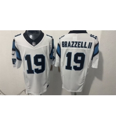 Men Carolina Panthers 19 Chris Brazzell II White F U S E Vapor Limited Stitched Football Jersey Men Carolina Panthers 19 Chris Brazzell II White F U S E Vapor Limited Stitched Football Jersey