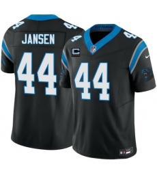 Men Carolina Panthers  44 J  J  Jansen Black 2026 F U S E  4 Star C Patch Vapor Limited Stitched Football Jersey