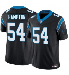 Men Carolina Panthers  54 Nick Hampton Black 2026 F U S E  Vapor Limited Stitched Football Jersey