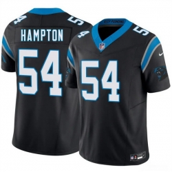 Men Carolina Panthers  54 Nick Hampton Black 2026 F U S E  Vapor Limited Stitched Football Jersey